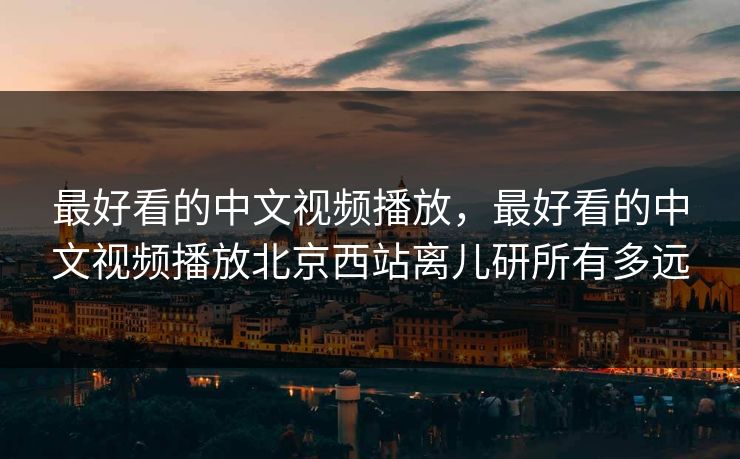 最好看的中文视频播放，最好看的中文视频播放北京西站离儿研所有多远